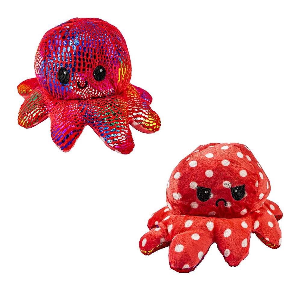 Jucarie reversibila din plus, Caracatita, 20 cm - imagine 9