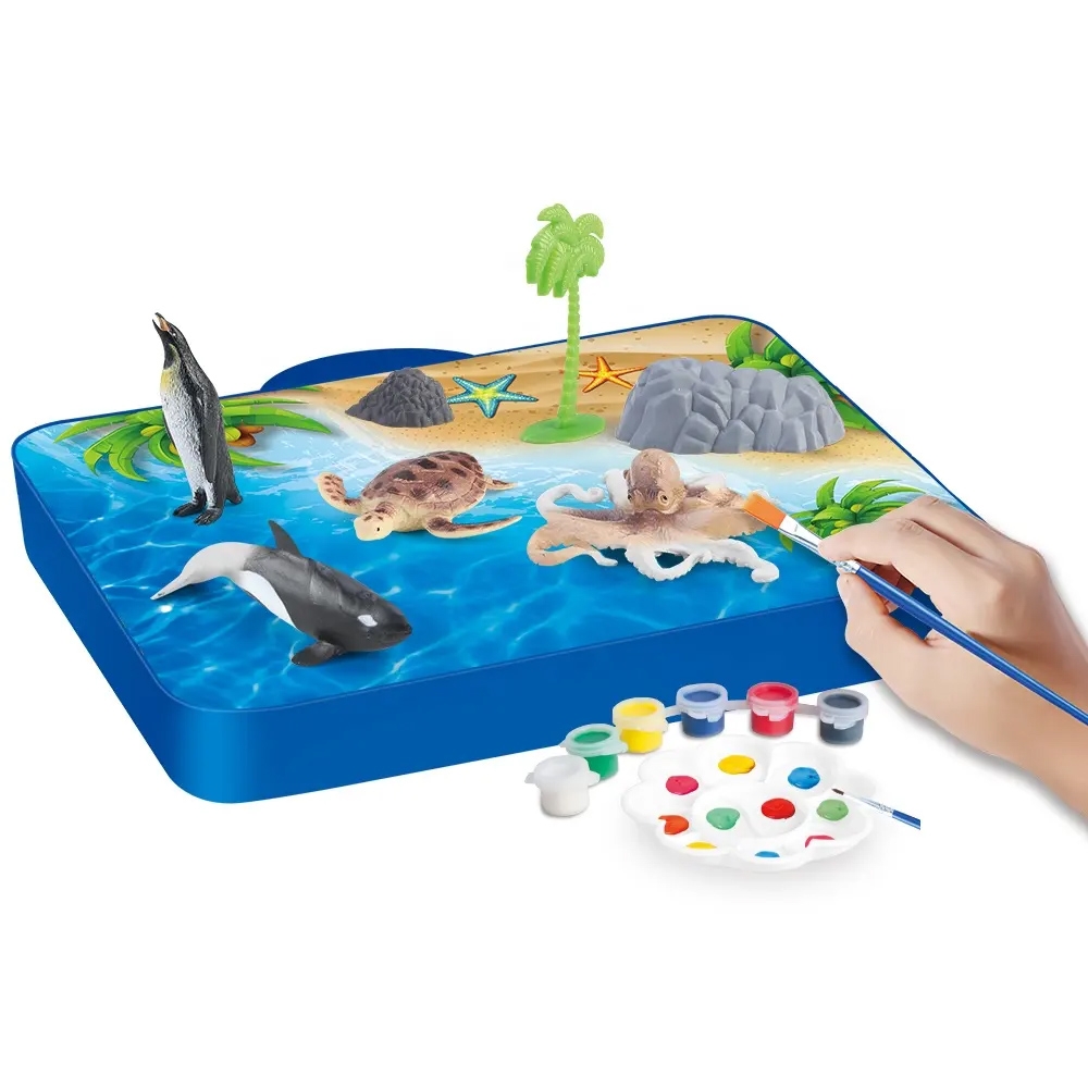 Set creativ pictura, Animale marine - imagine 3