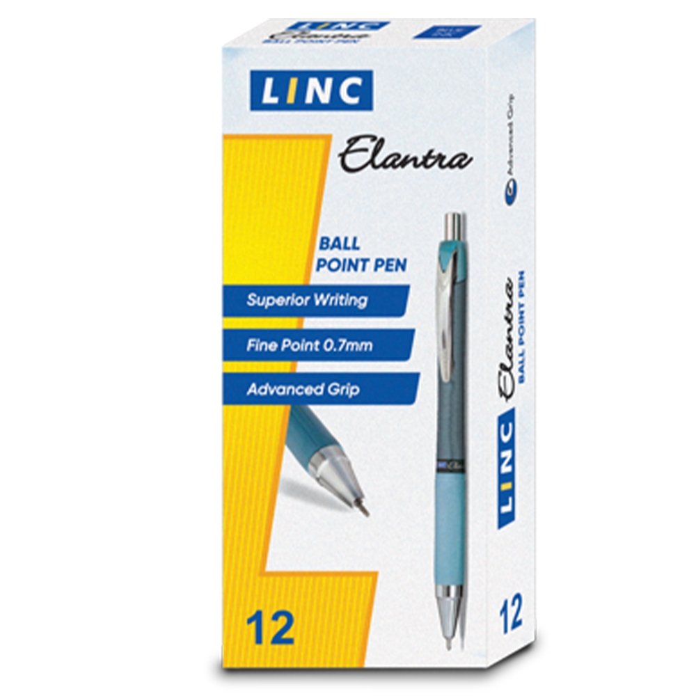 Pix Elantra, mina albastra, 0.7 mm, 12 buc/cutie - LINC - imagine 2