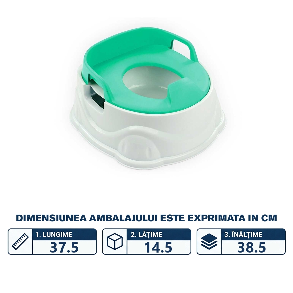 Olita 3 in 1, Verde, 34.5x37x20 cm - Dolu - imagine 2