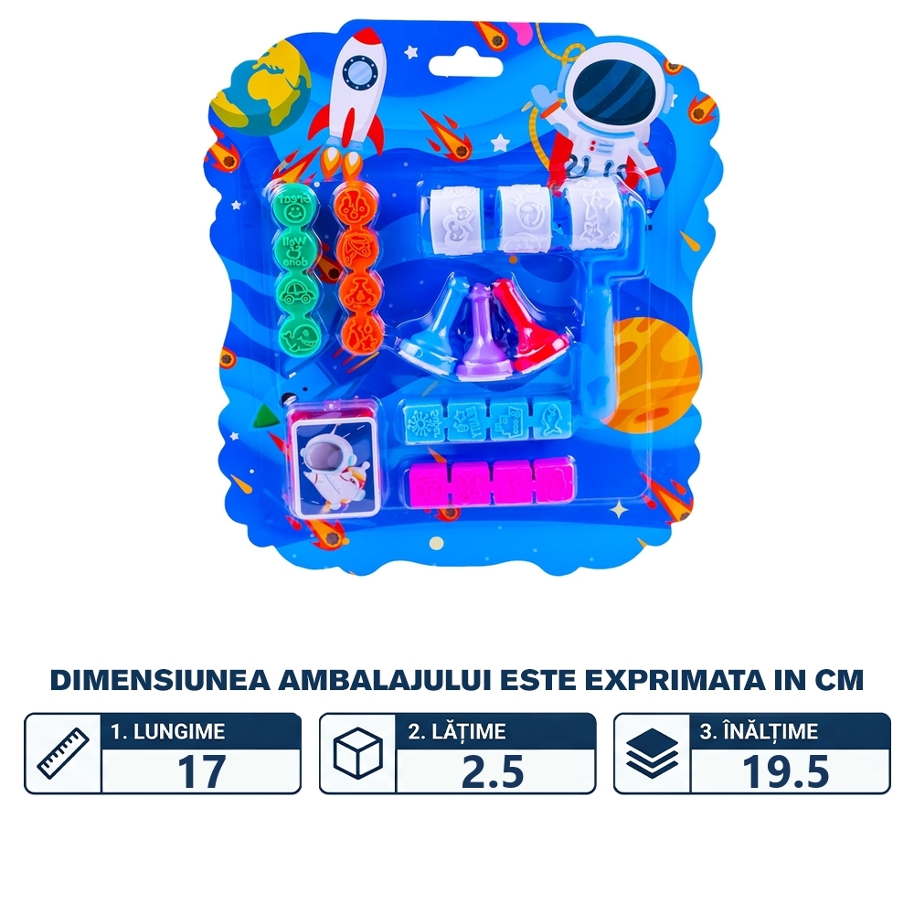 Stampilute + accesorii, 1 set/blister - imagine 2