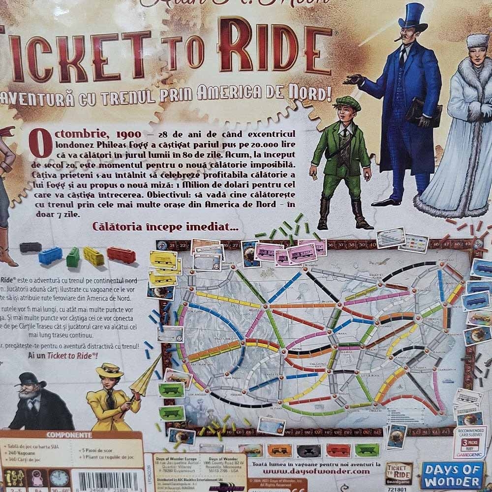 Joc de societate - Ticket to Ride, limba romana, Asmodee - BLACKFIRE - imagine 4