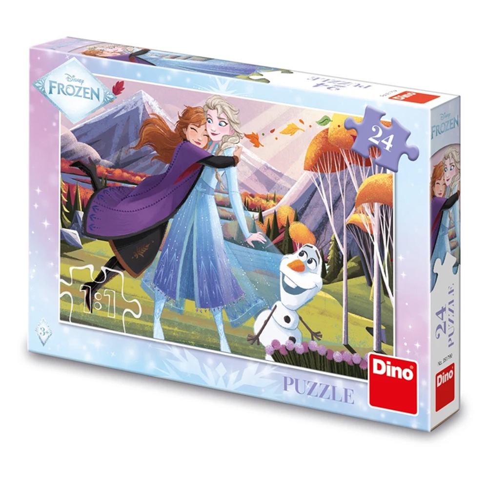 Puzzle 24 piese, Frozen: Embrace - DINO TOYS