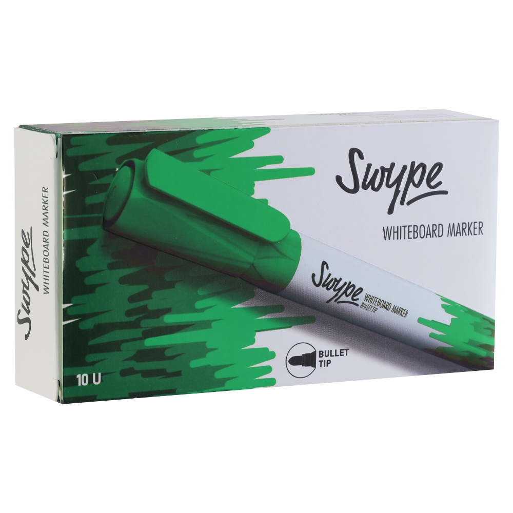 Marker whiteboard, Swype, verde - LINC - imagine 4