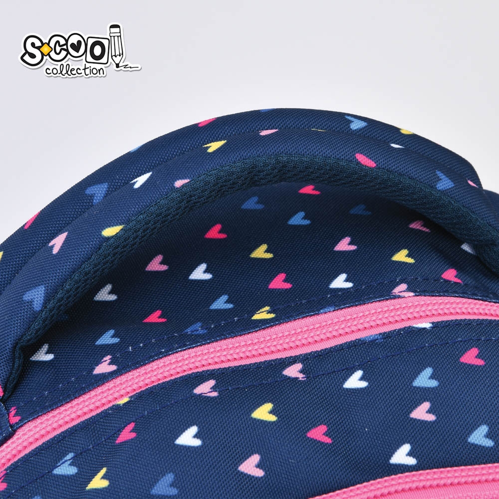 Ghiozdan anatomic URBAN, 43x29x22 cm, HEARTS - S-COOL - imagine 8