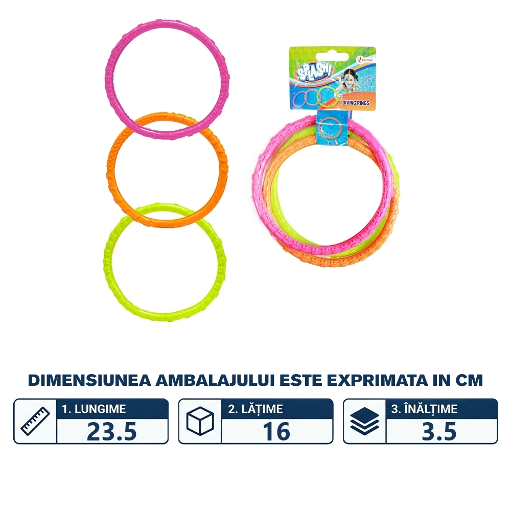 Inele scufundari, 3 buc/set - Toi-Toys - imagine 2