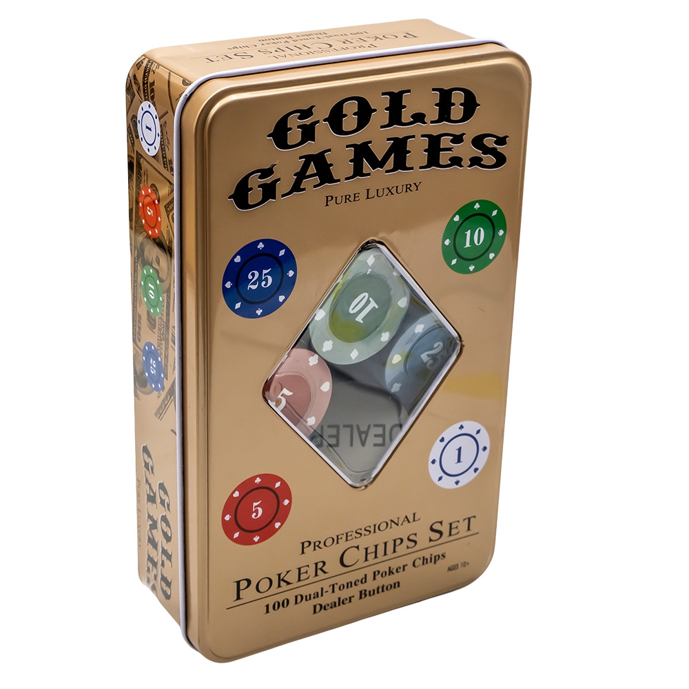 Jetoane Poker, in cutie metal - imagine 5