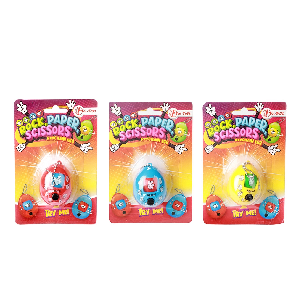 Breloc joc Piatra, Hartie, Foarfece - Toi-Toys