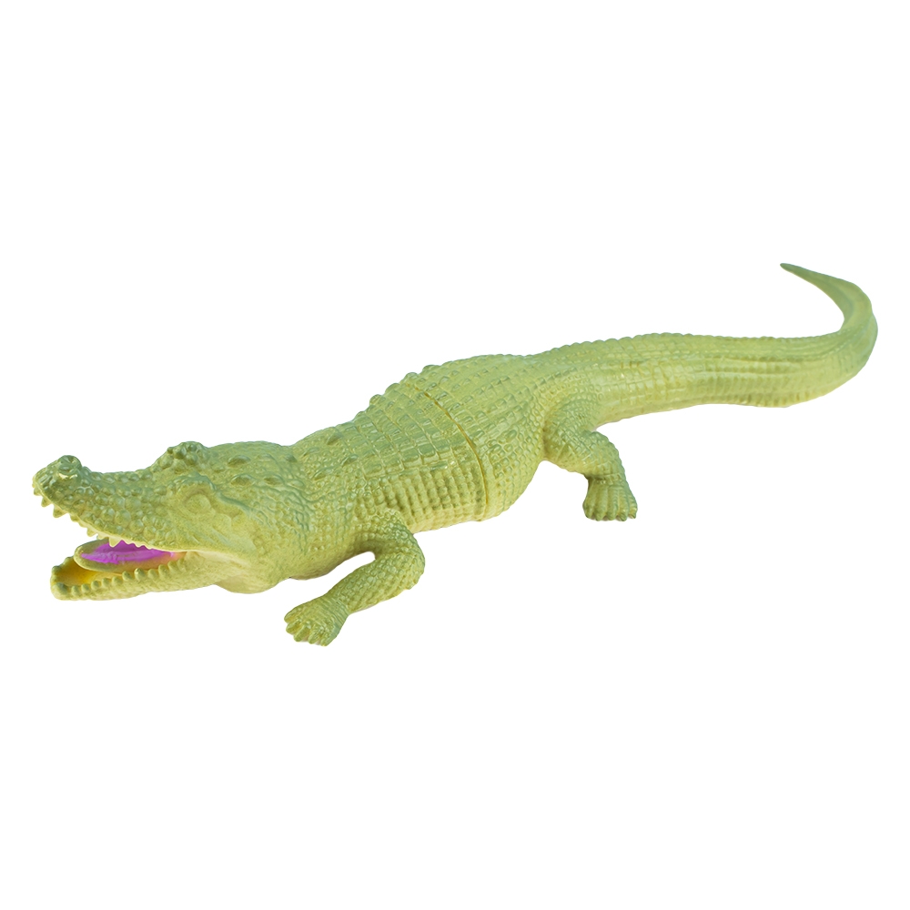 Jucarie elastica, Crocodil cu articulatii - imagine 5