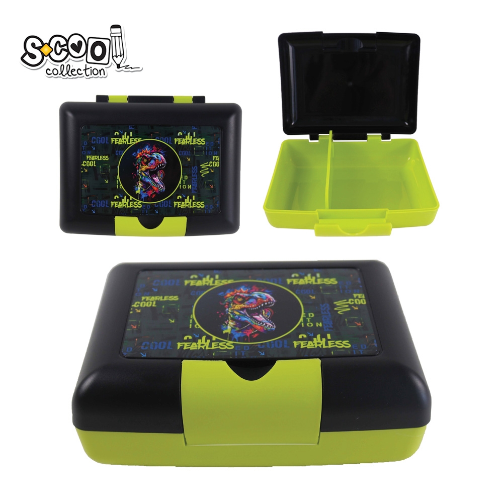 Cutie sandwich, compartimentata, FEARLESS, 900 ml, 17.5x13x6 cm - S-COOL