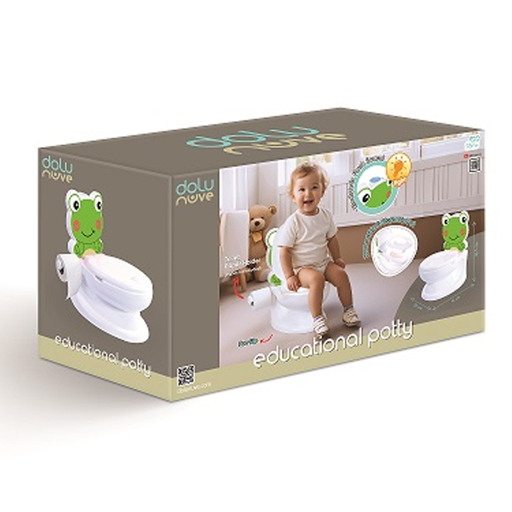 Olita tip WC, cu sunet, Broscuta, 28x39x38cm - DOLU - imagine 3