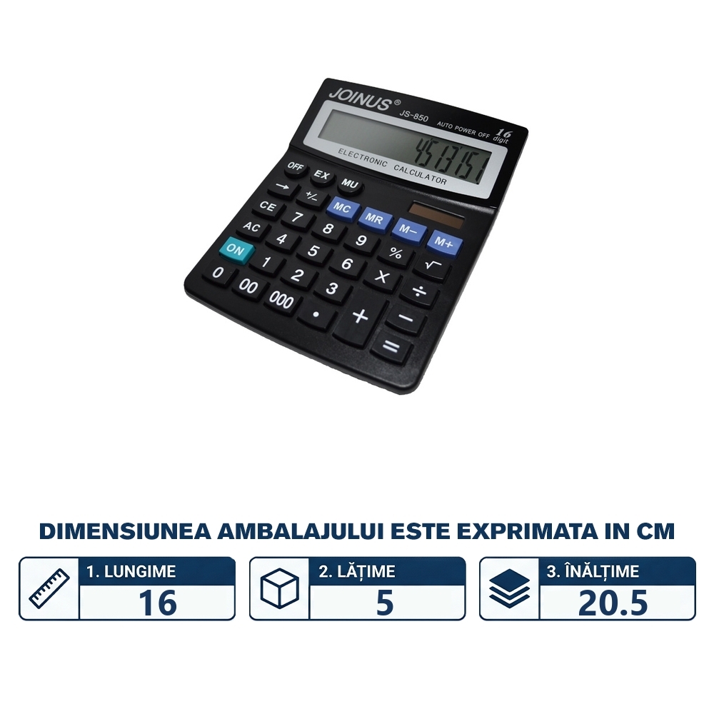 Calculator 16 digiti JOINUS - imagine 2