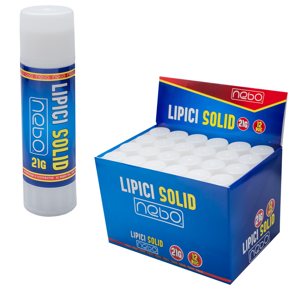 Lipici solid, 21g, 24 buc/set - NEBO