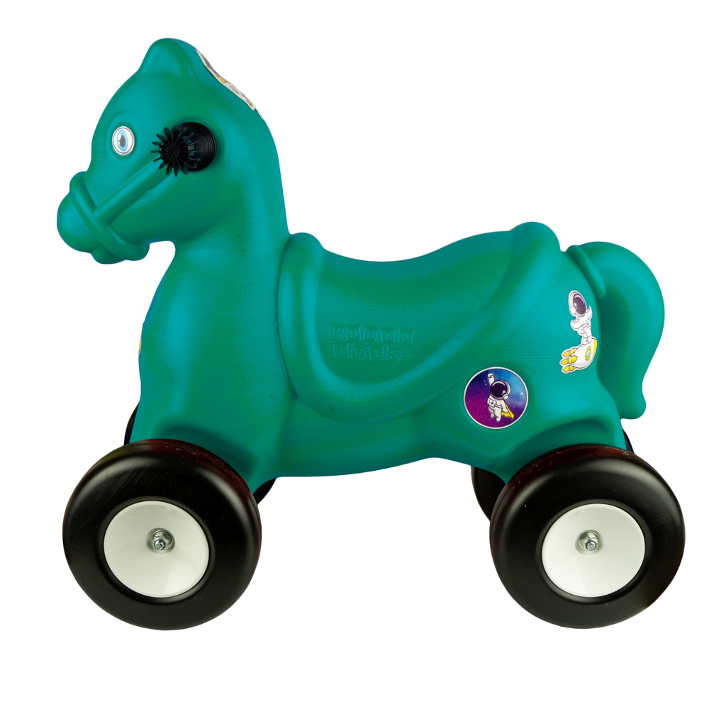 Calut cu roti, turcoaz - ROBENTOYS - imagine 4