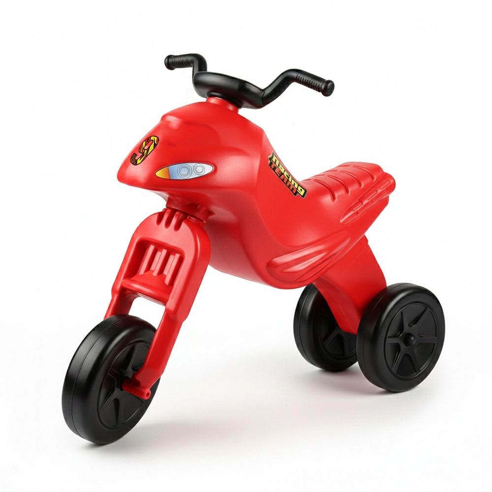 Motocicleta fara pedale, rosie - ROBENTOYS