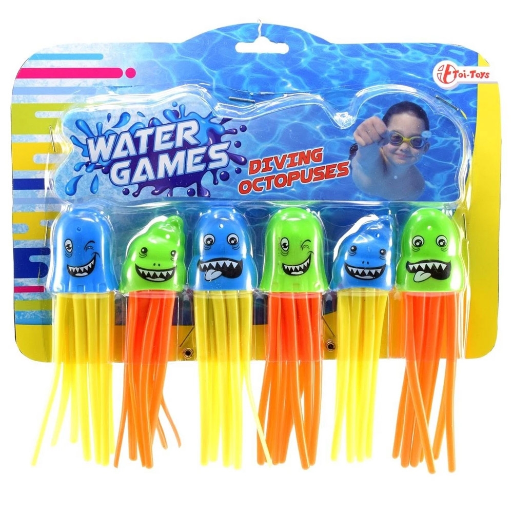 Jucarii scufundare, Caracatite, 6 buc/set - Toi-Toys