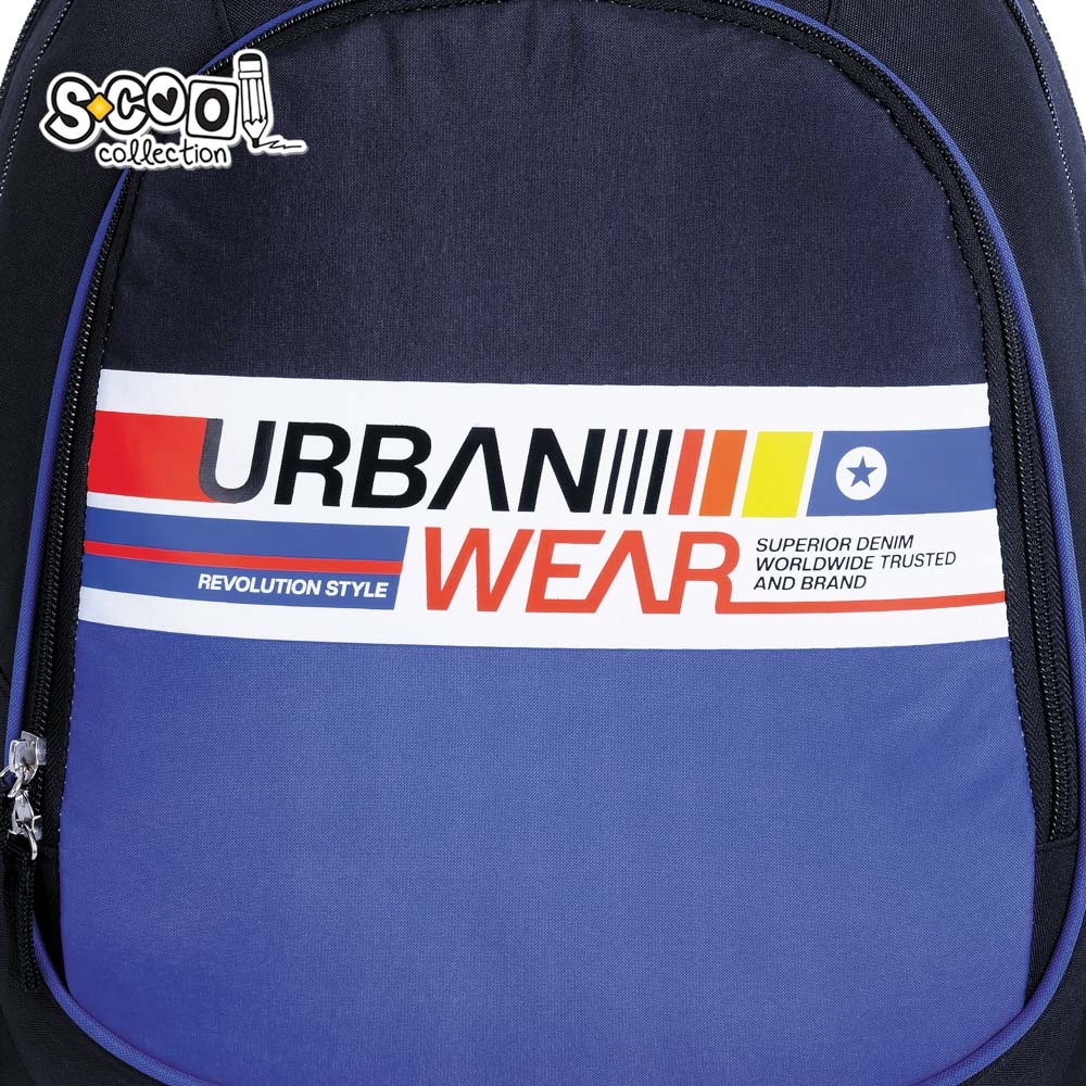 Ghiozdan anatomic light, 41x28x17 cm, URBAN WEAR - S-COOL - imagine 8