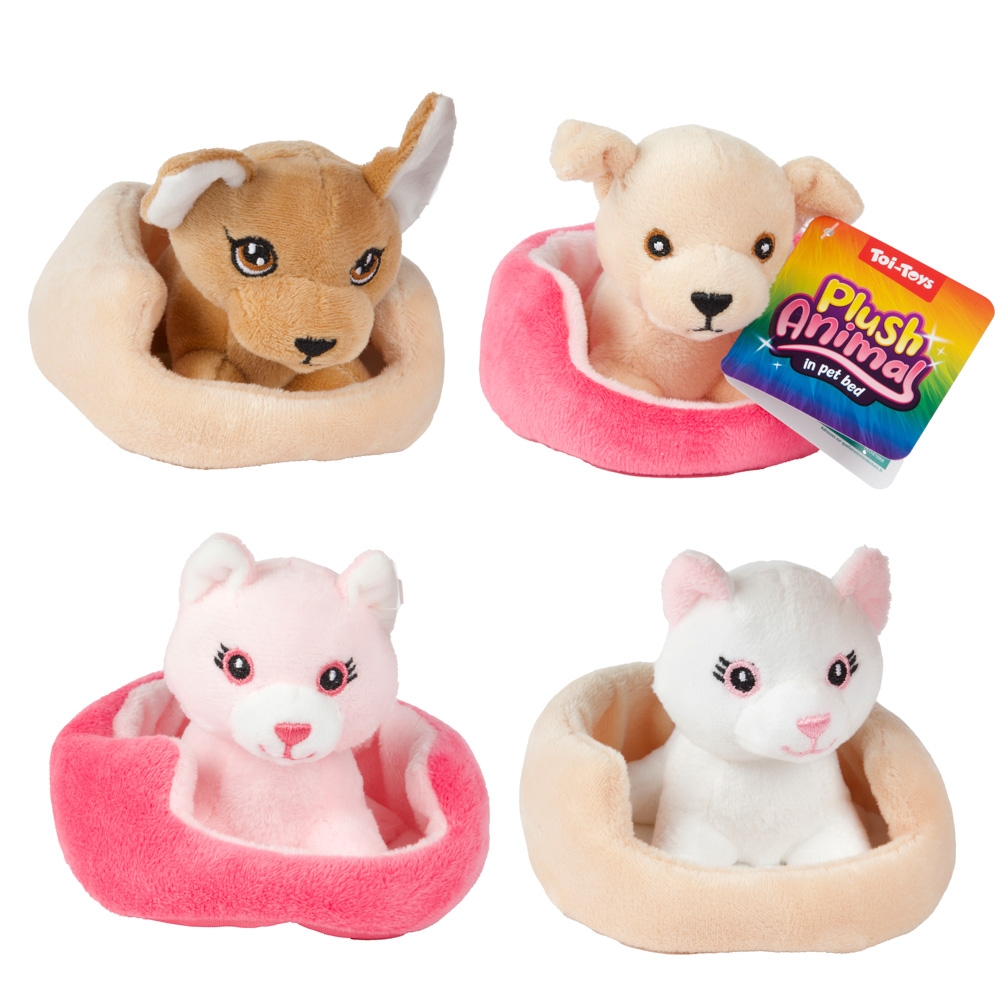 Jucarie de plus, Catel/Pisica, in cosulet - Toi-Toys