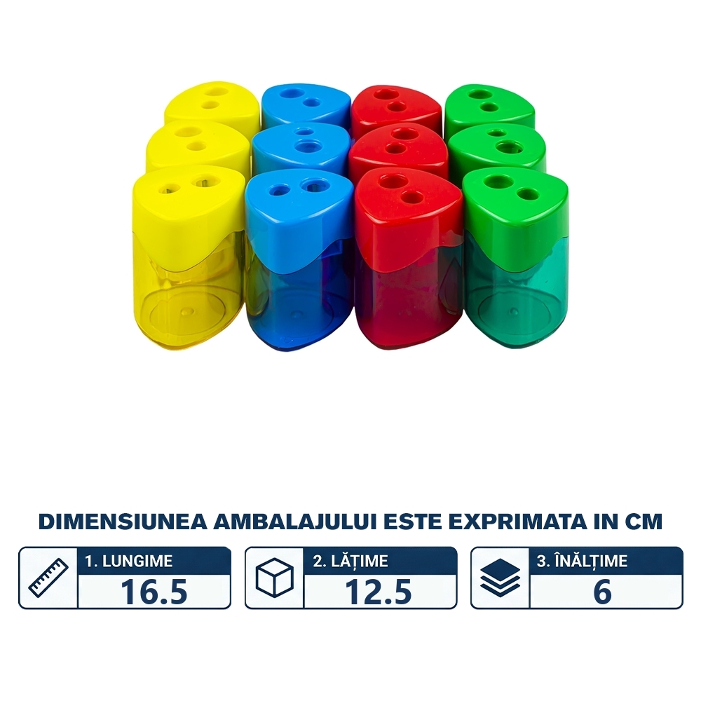 Ascutitoare dubla cu container - imagine 2