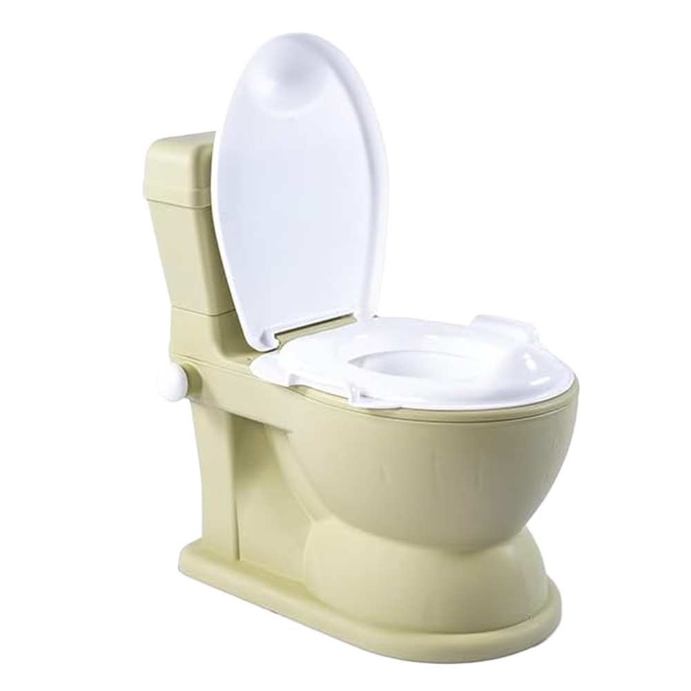 Olita tip WC, cu sunet, XL, 2in1, Verde - Dolu