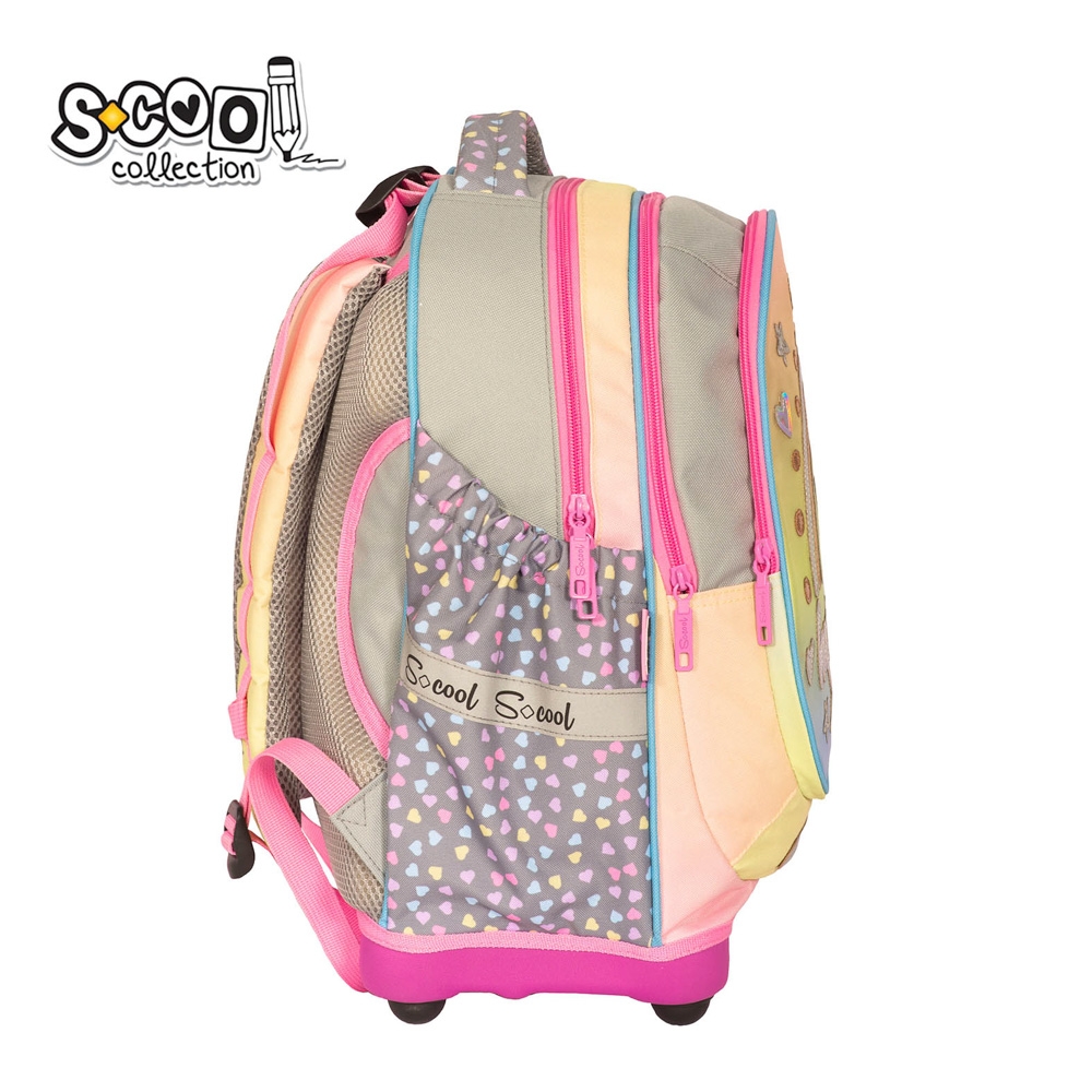 Ghiozdan anatomic, 38x39x19.5 cm, HAPPINESS - S-COOL - imagine 3