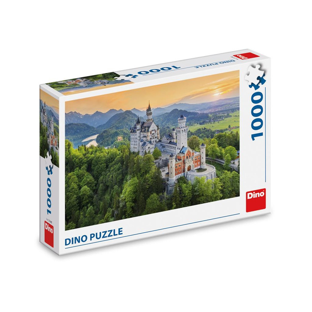 Puzzle 1000 piese, Castelul Neuschwanstein - DINO TOYS - imagine 4