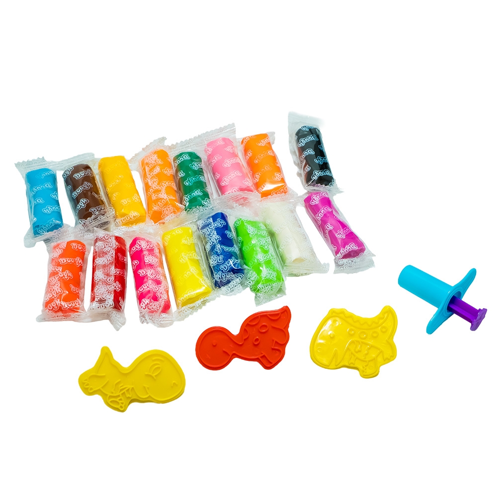 Set creativ plastilina, Dinozaur, 16 culori - NEBO - imagine 3