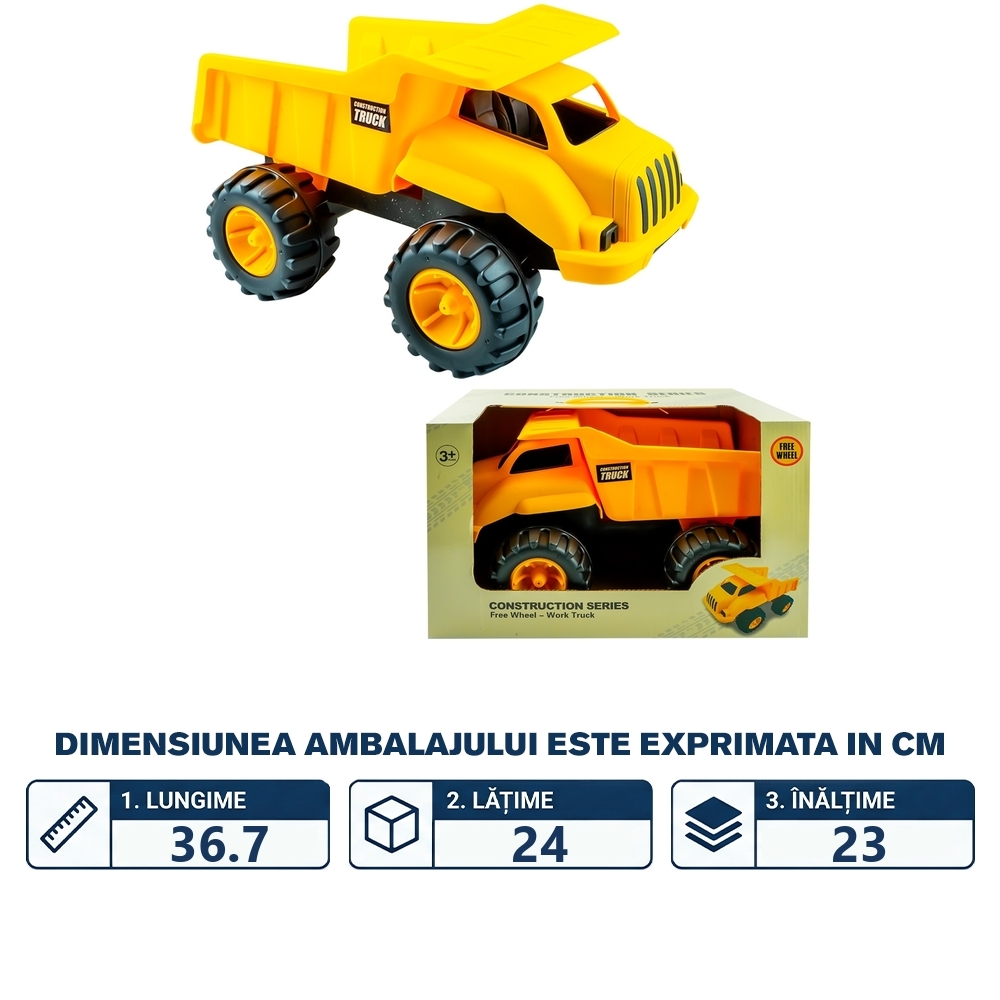 Camion constructie, cu frictiune - imagine 2