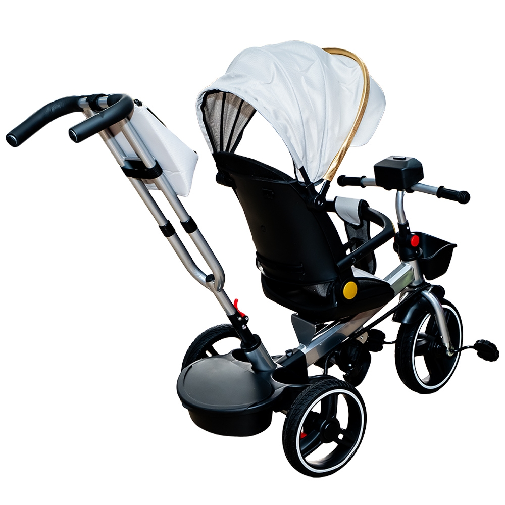 Tricicleta cu pedale, maner si parasolar - imagine 2