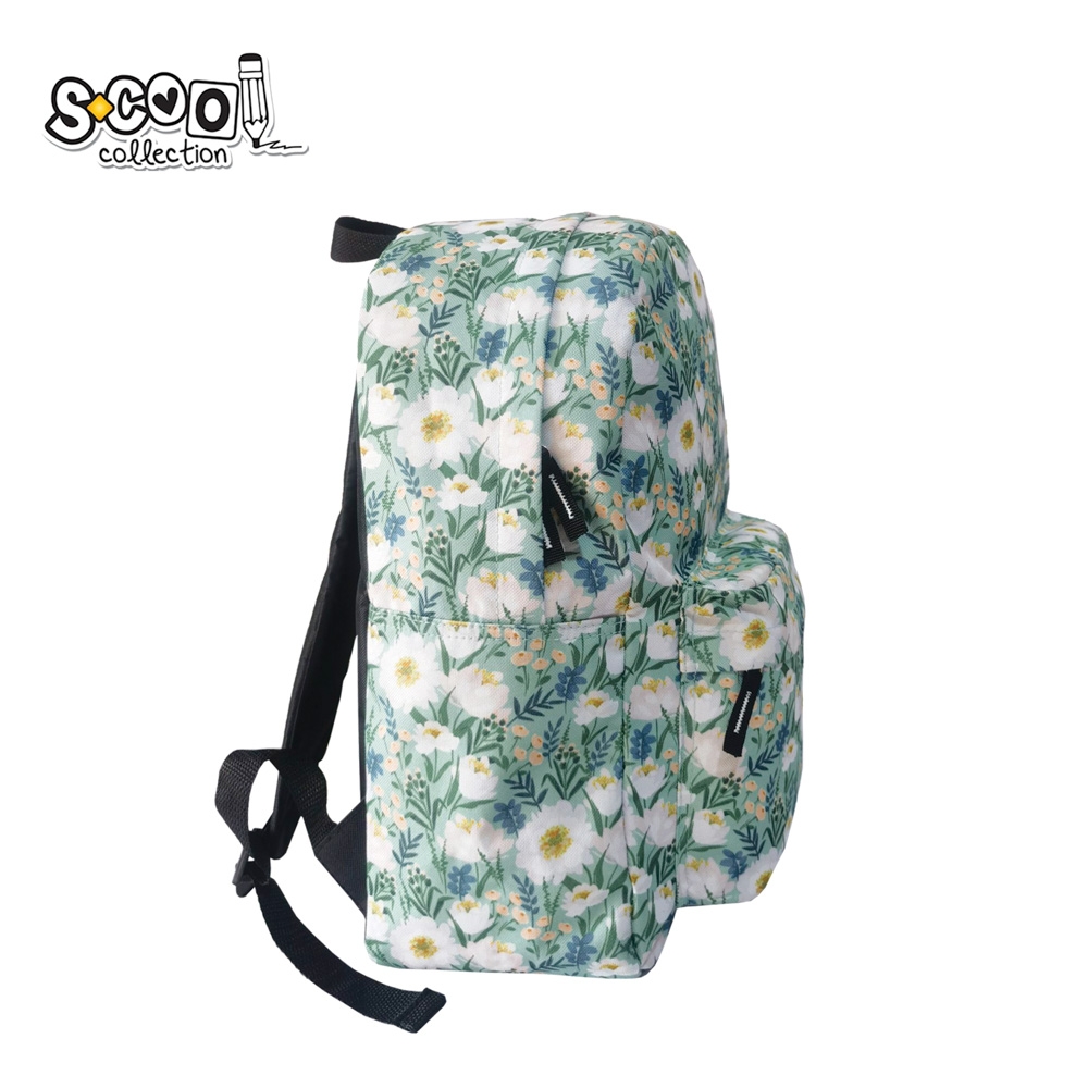 Ghiozdan CLASSIC, 43x30x16 cm, FLOWERS - S-COOL - imagine 3