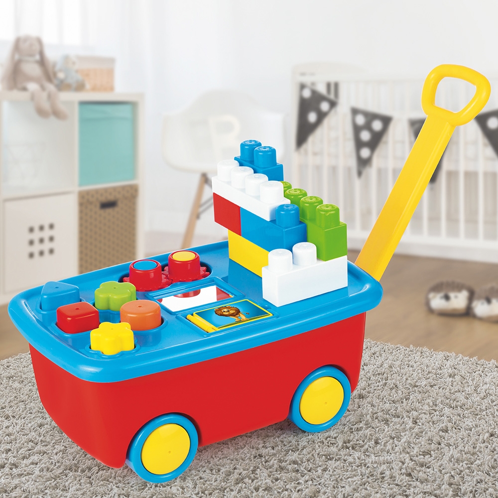 Carucior cu activitati, color, 18x40x26.5 cm - Dolu - imagine 5