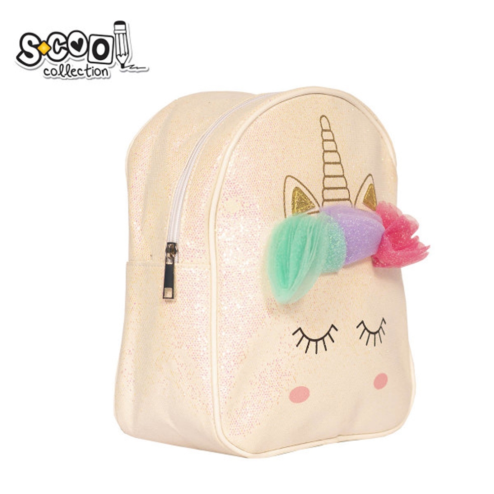 Ghiozdan gradinita Glitter, 20x26x10 cm, UNICORN - S-COOL - imagine 3
