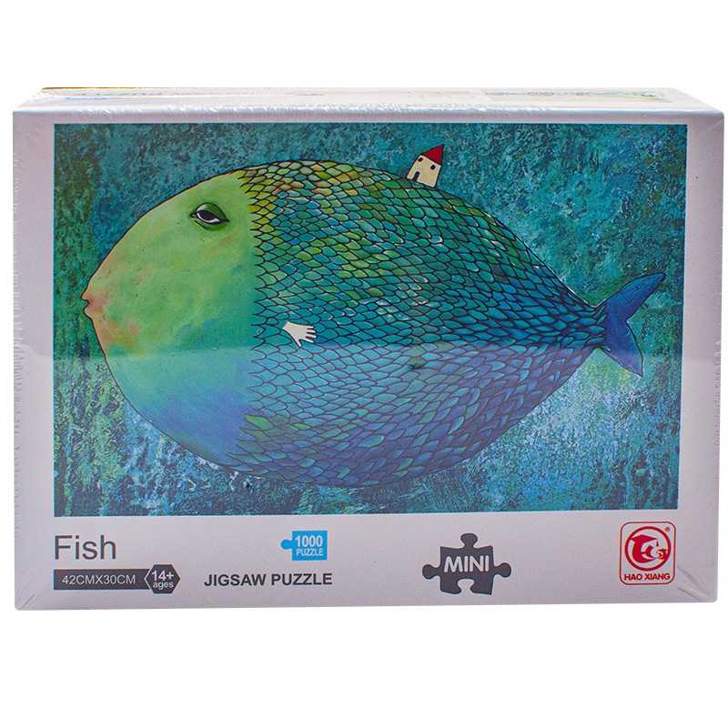 Puzzle carton mini, Peste, 1000 piese - imagine 3