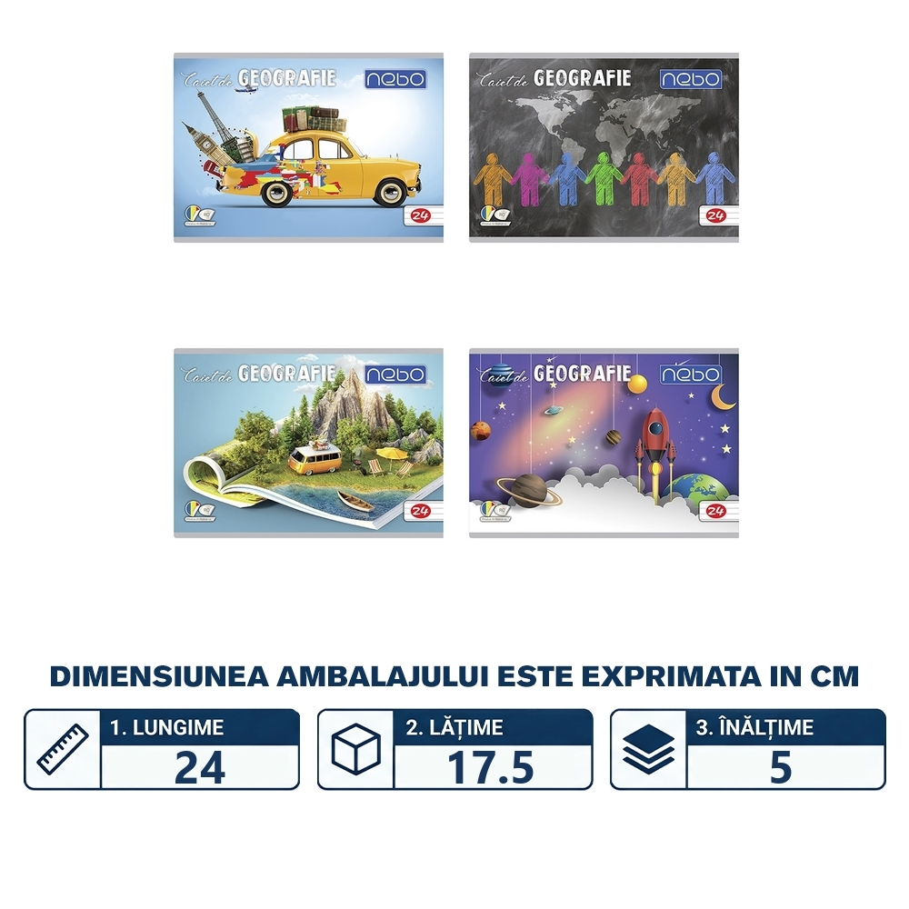 Caiet geografie 24 file - NEBO - imagine 2