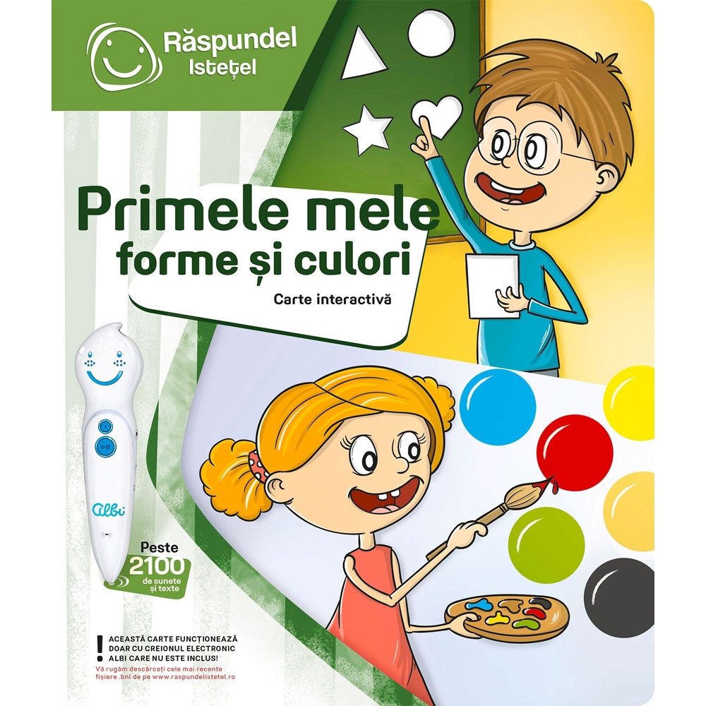 Pachet Raspundel Istetel, Creion si Carte - Primele mele forme si culori, ALBI - BLACKFIRE - imagine 5