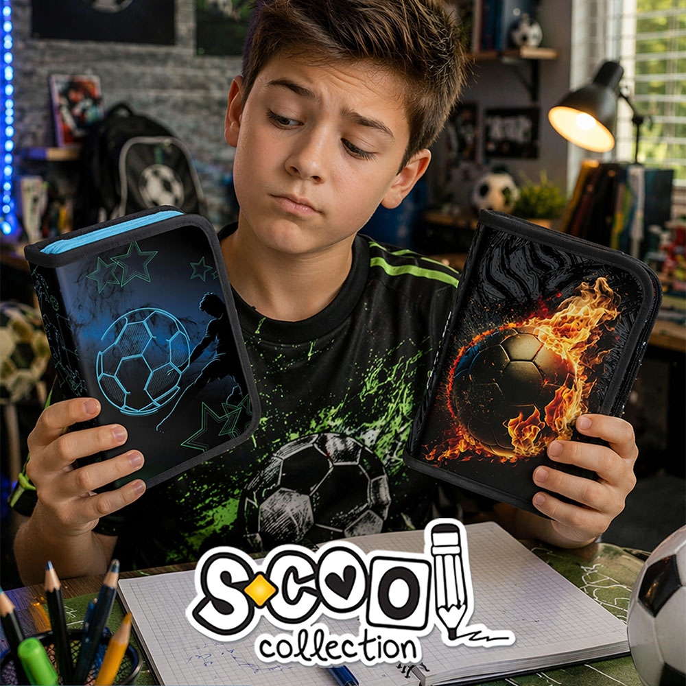 Penar Echipat, 1 Fermoar, 2 Ext., 32 Piese, Play On - S-Cool - imagine 5