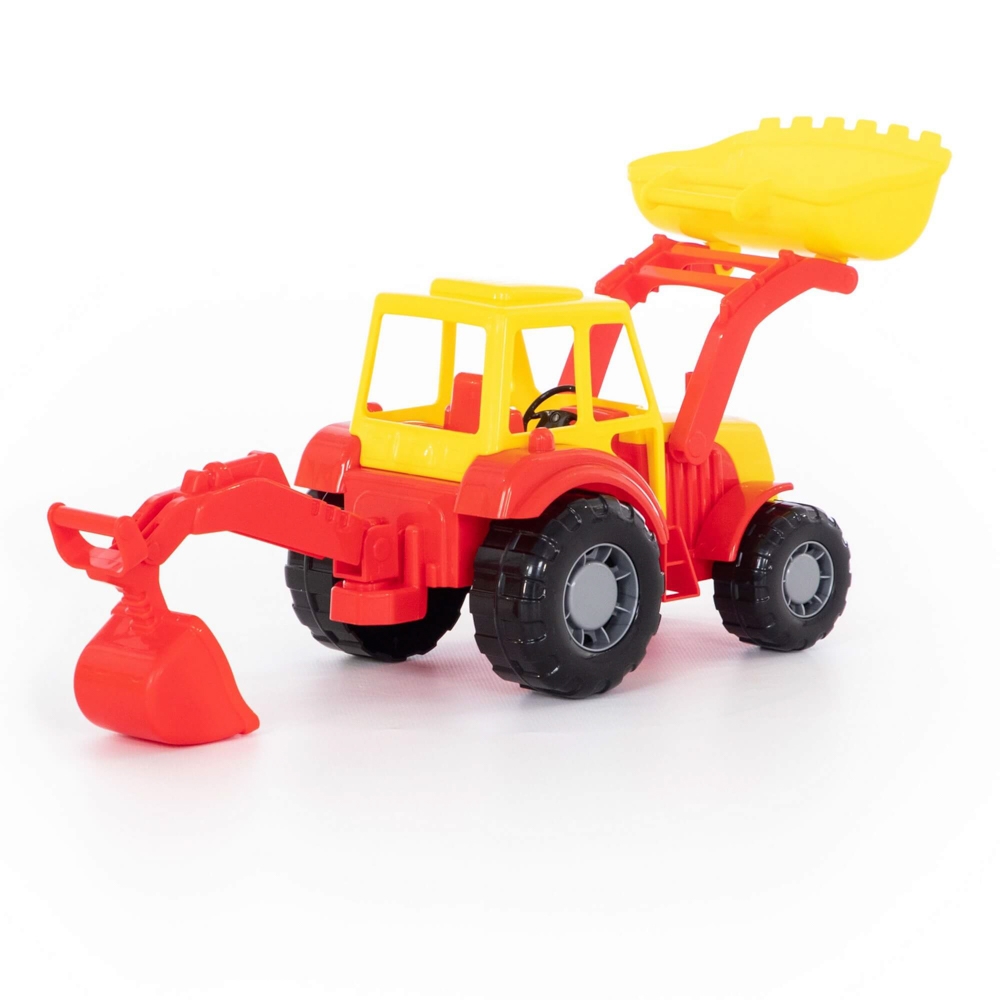 Tractor-excavator - Altay, 37x17x22 cm, Polesie - imagine 10