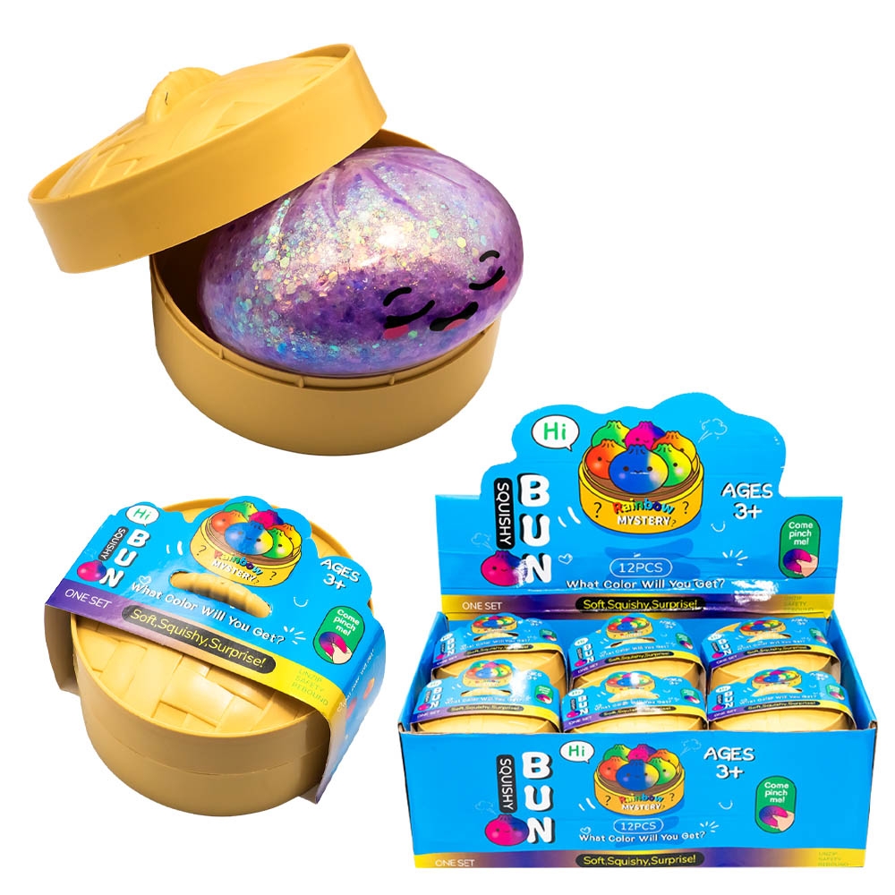 Jucarie antistres, Squishy dumpling - Glitter