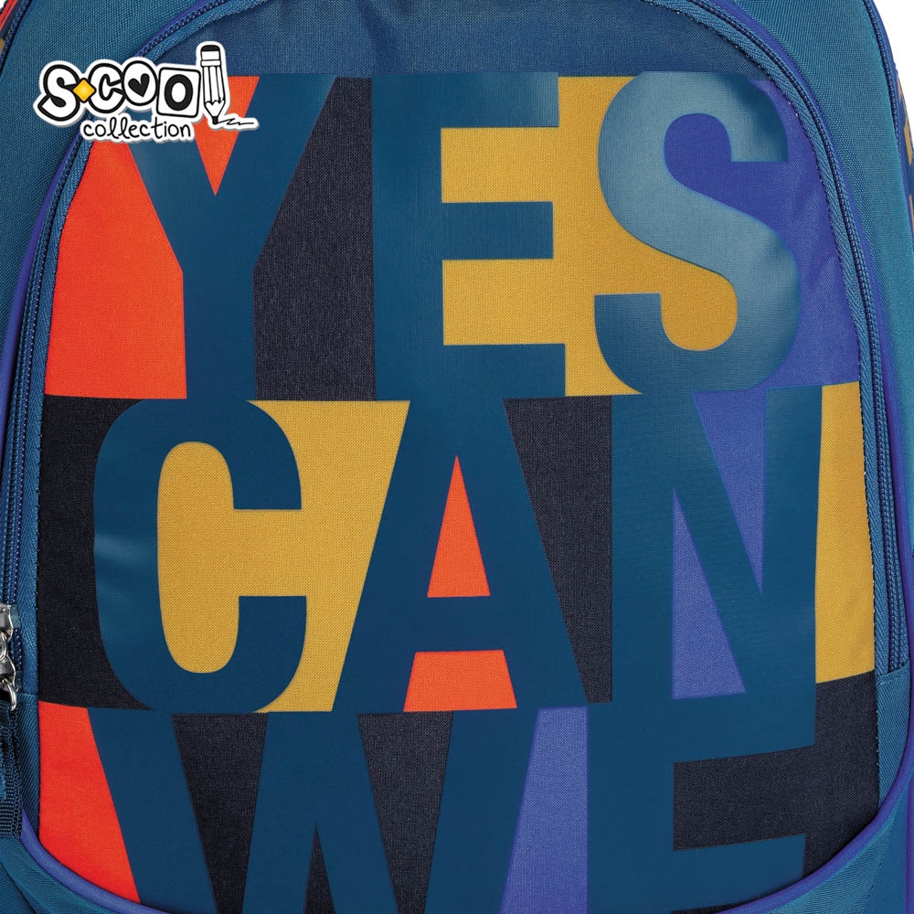 Ghiozdan anatomic light, 41x28x17 cm, YES WE CAN - S-COOL - imagine 8