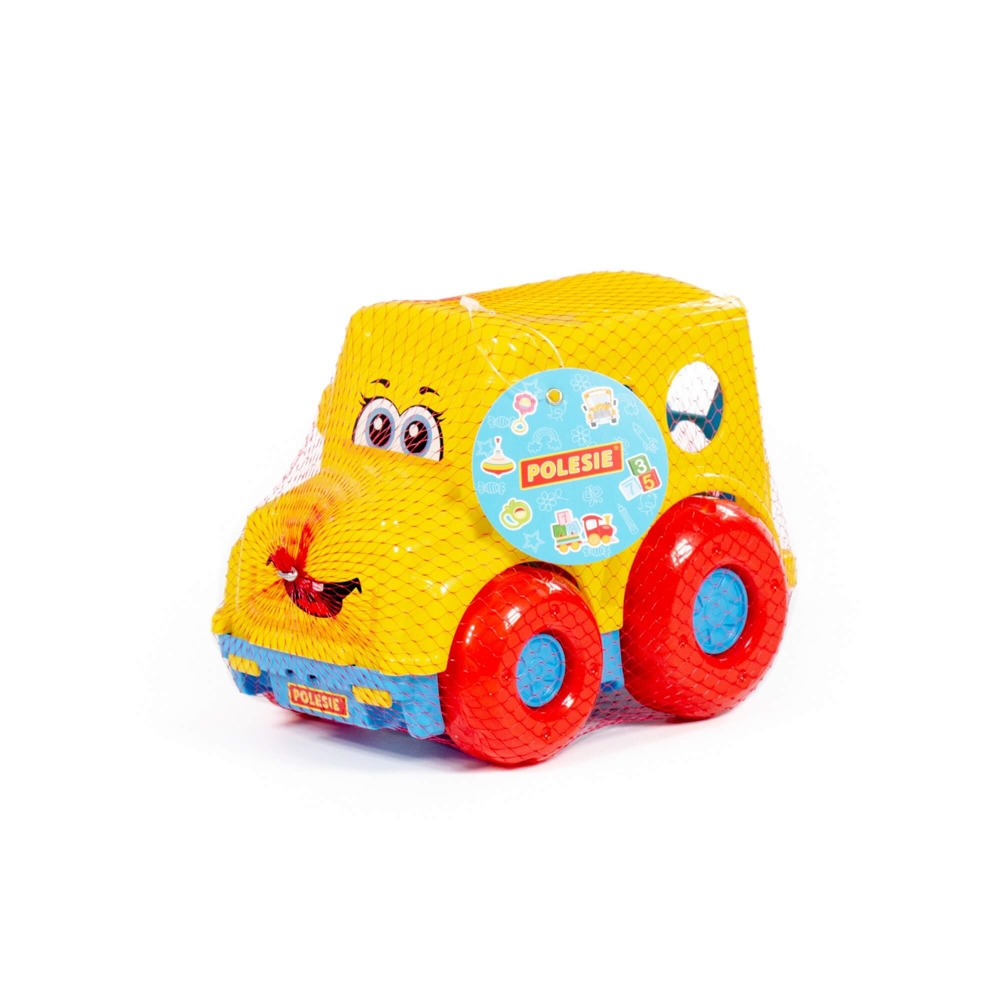 Autobuz + cuburi educative, 23.5x15.2x17 cm, Polesie - imagine 7
