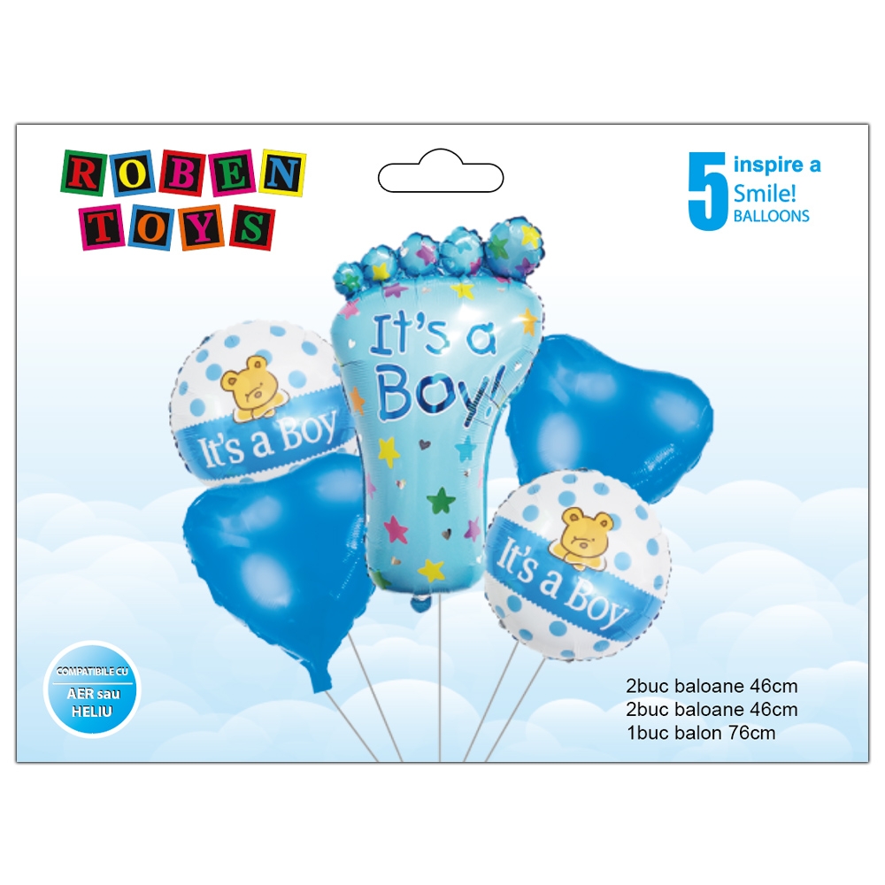 Balon, folie aluminiu, It's a boy