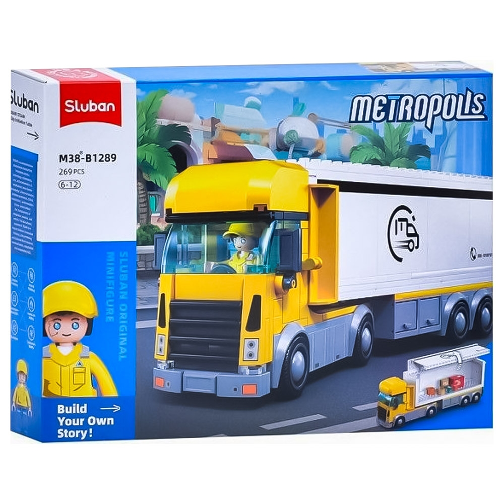 Set de constructie Metropolis, 269 piese, Tir - Sluban