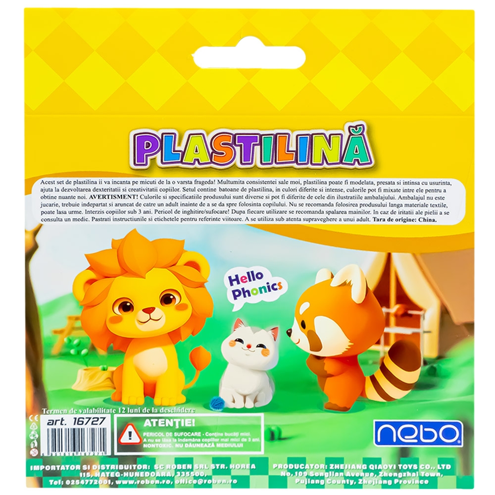 Plastilina 4 culori, NEBO - imagine 4