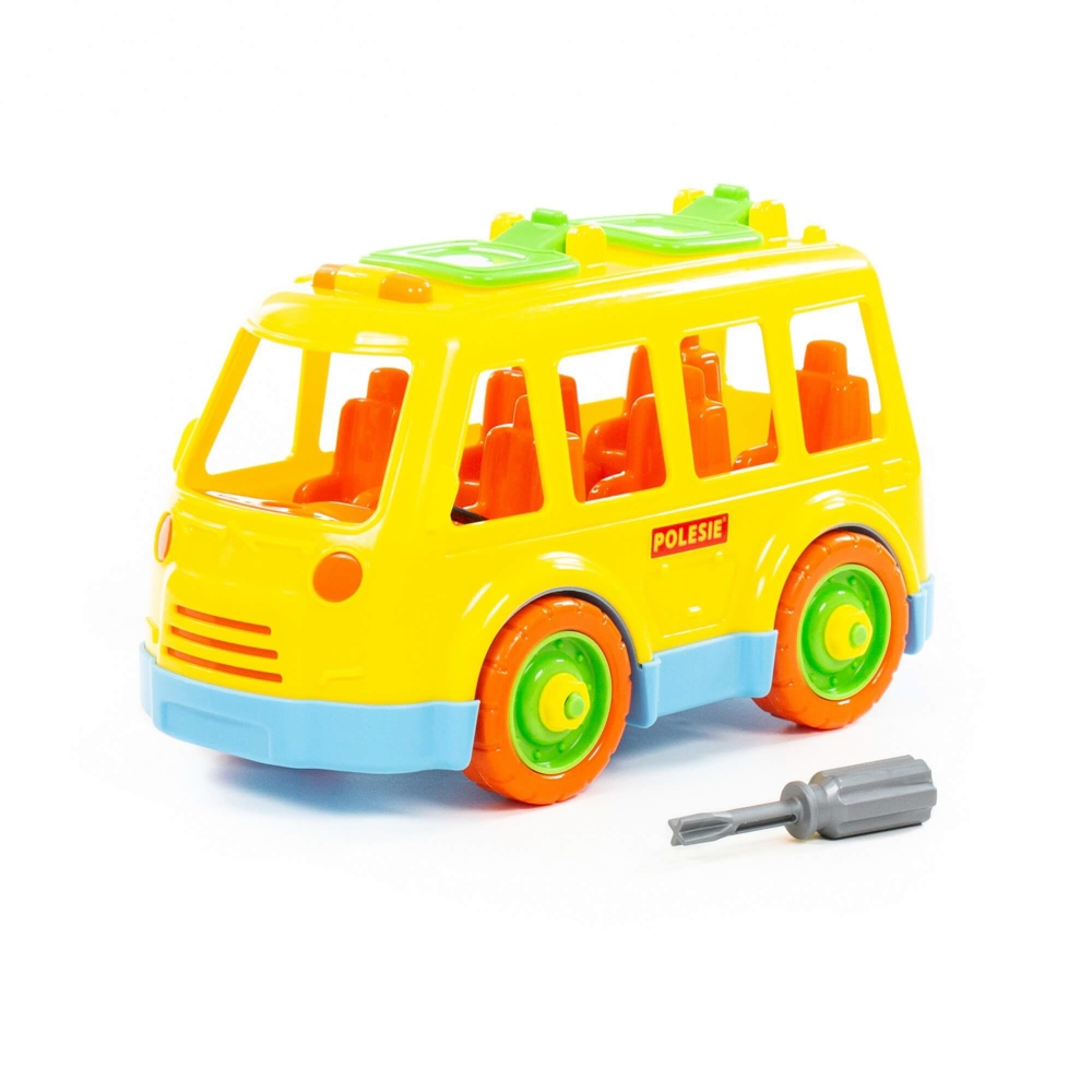 Autobuz demontabil, 26,5X14,5X15,5 cm, Polesie - imagine 5