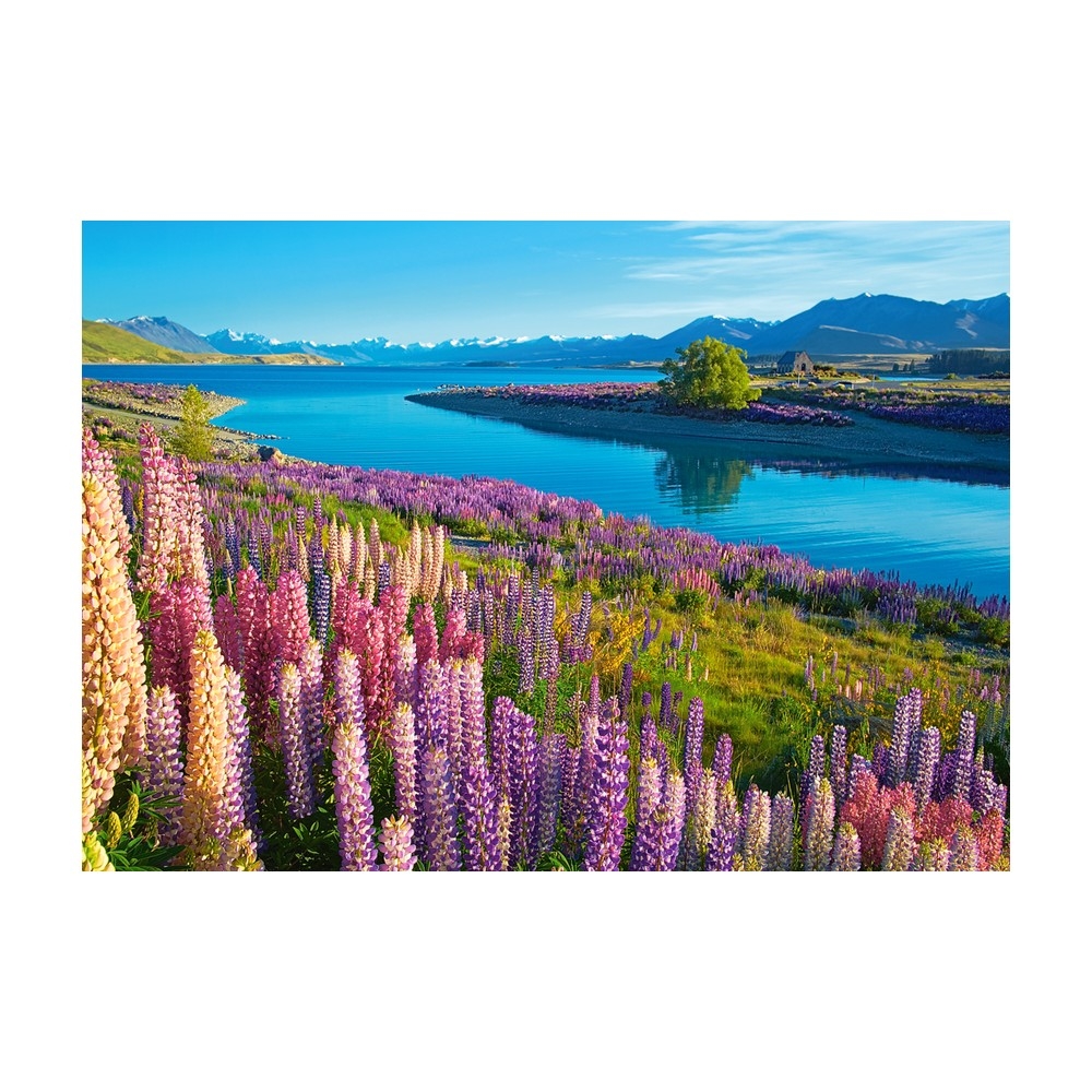 Puzzle 500 piese, Lacul Tekapo, Noua Zeelanda - Castorland - imagine 3