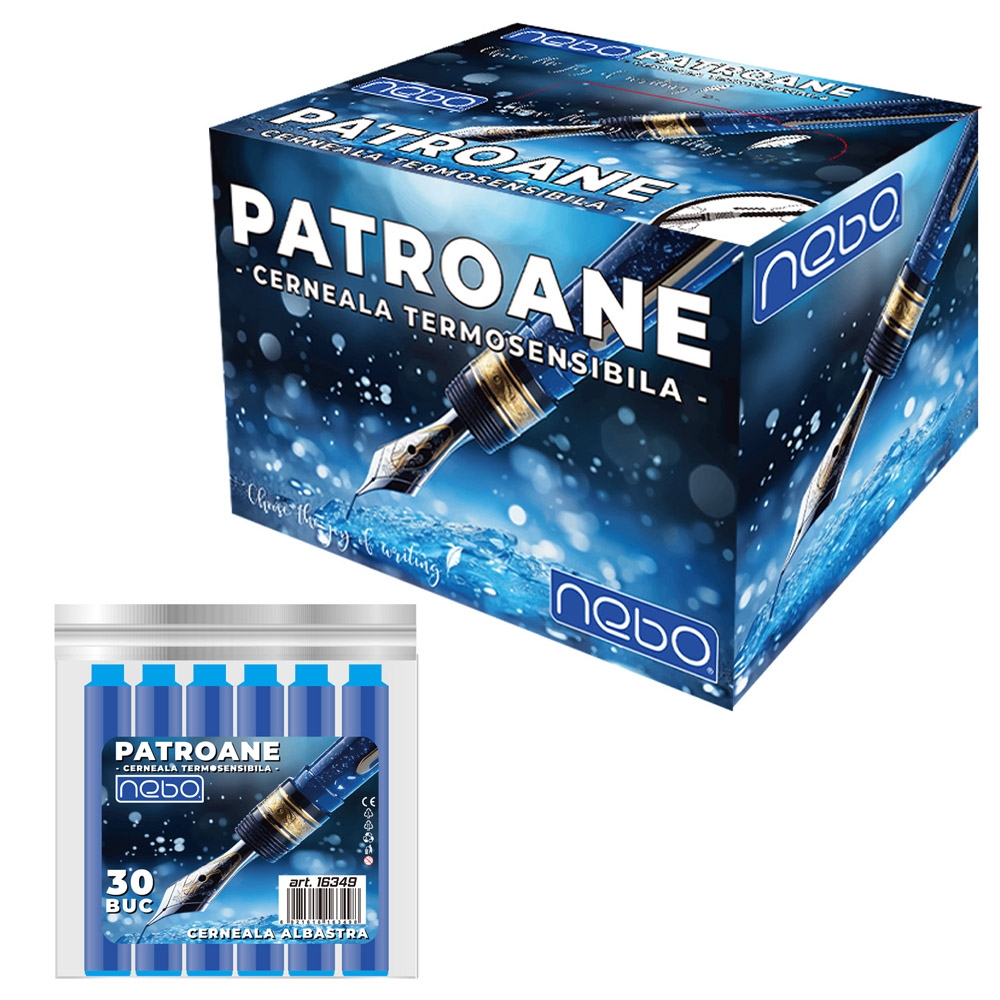 Patroane cerneala termosensibila, 30buc/set - NEBO