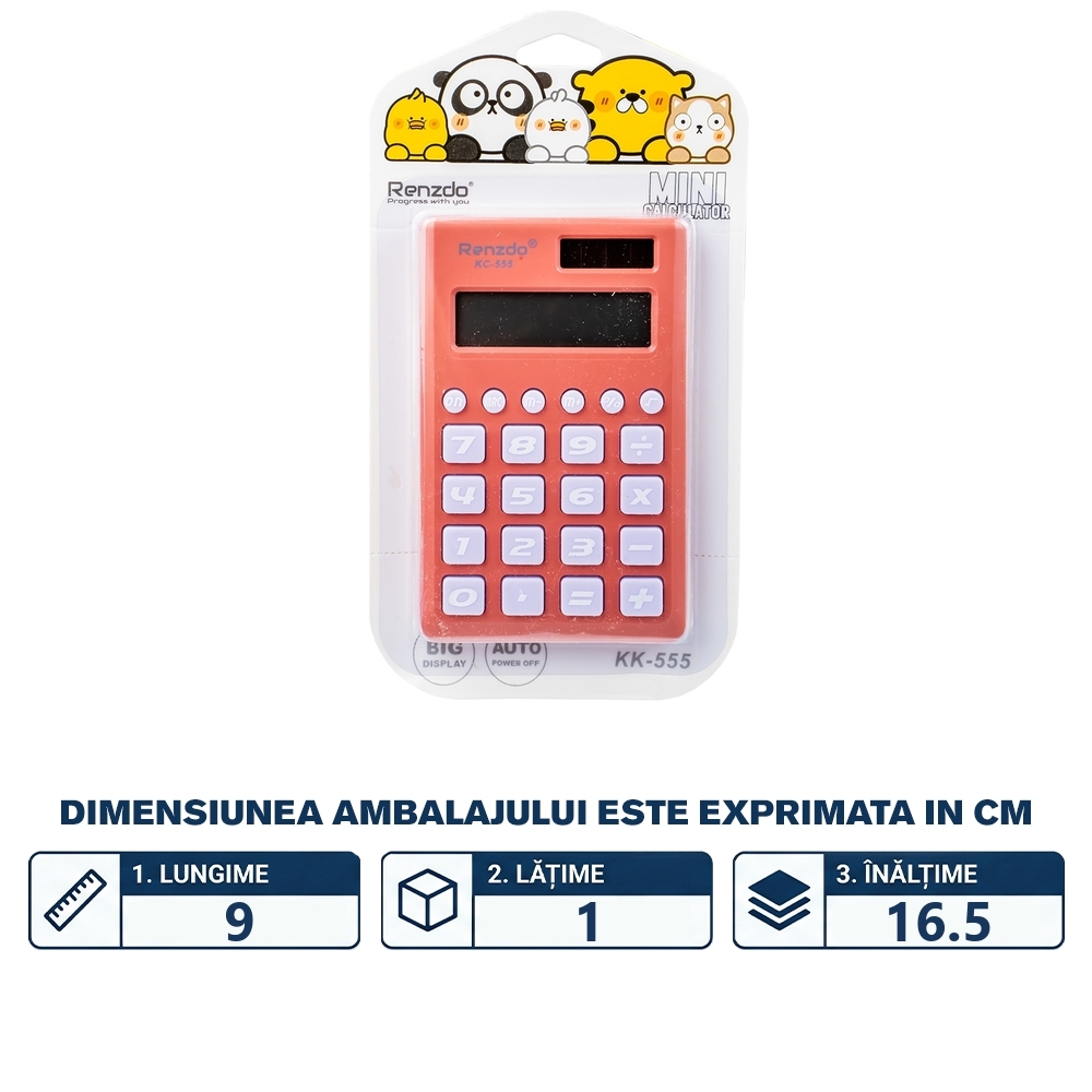 Calculator 8 digiti, pentru copii - imagine 2