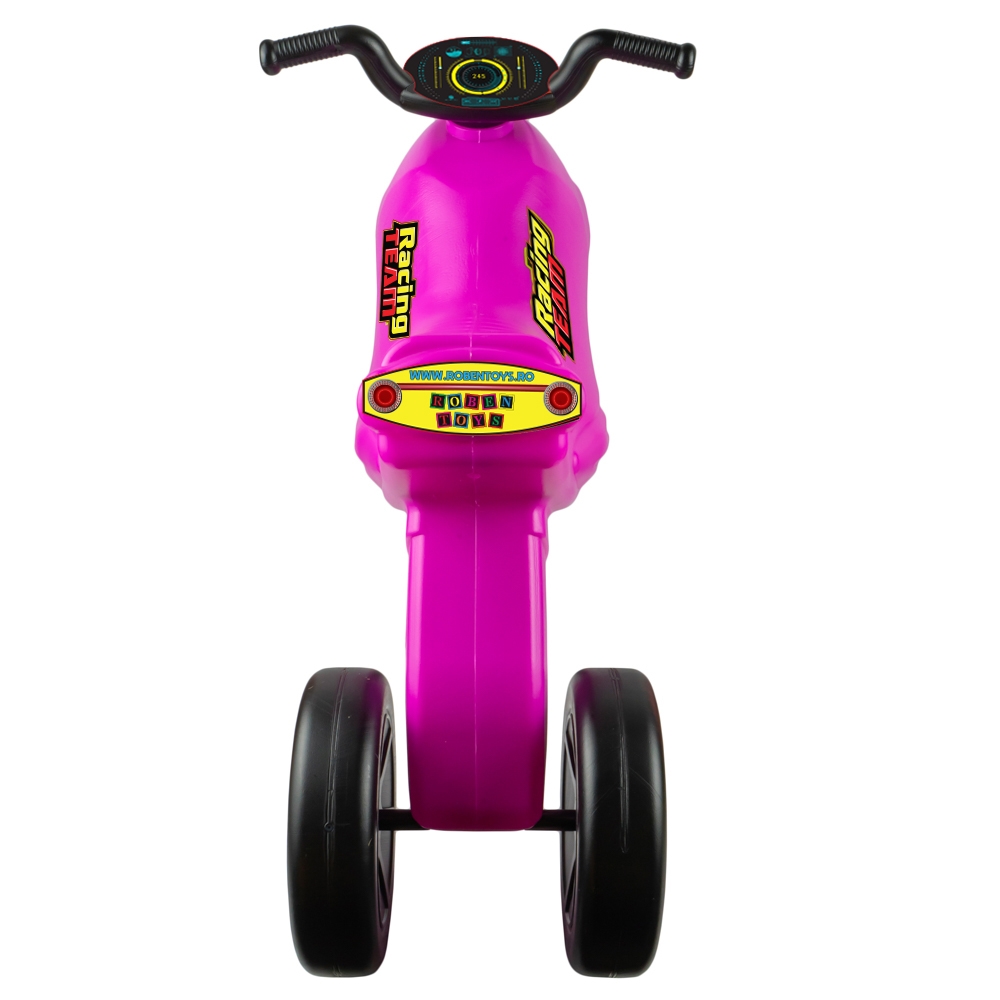 Motocicleta fara pedale, roz - ROBENTOYS - imagine 6