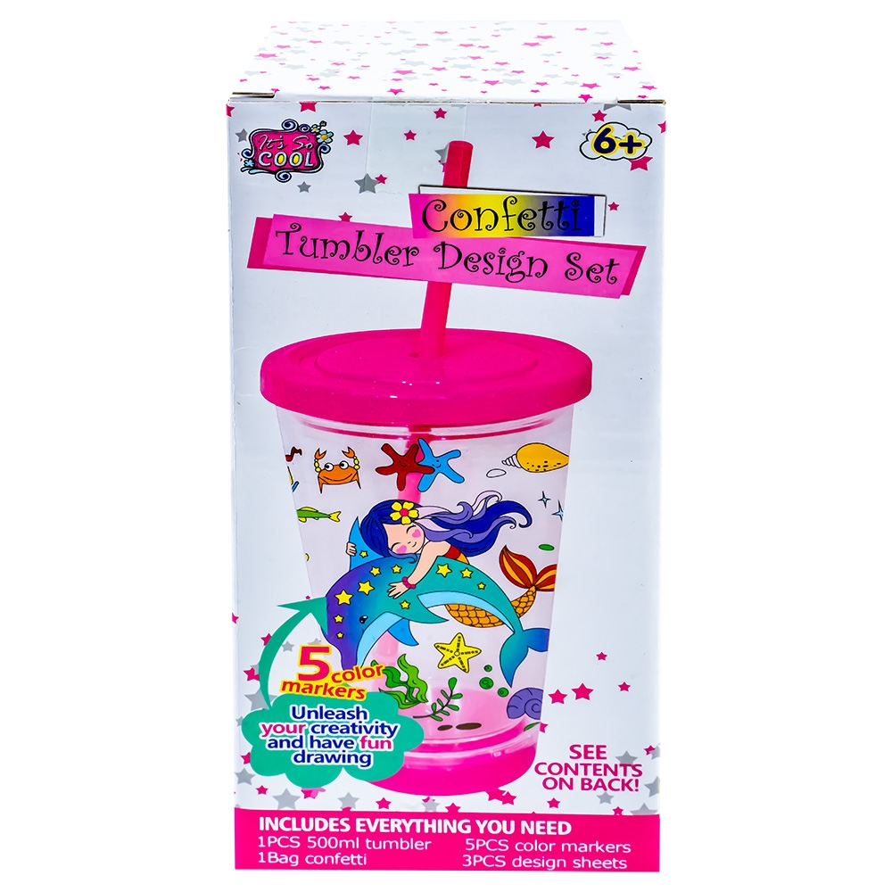 Set DIY - Pahar din plastic, 500 ml - imagine 4
