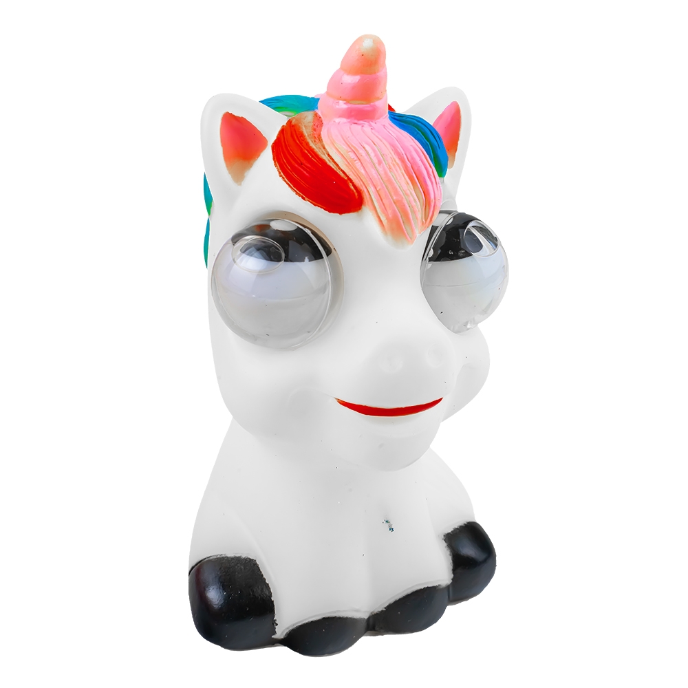 Jucarie cauciuc ochi mari, Unicorn - imagine 5